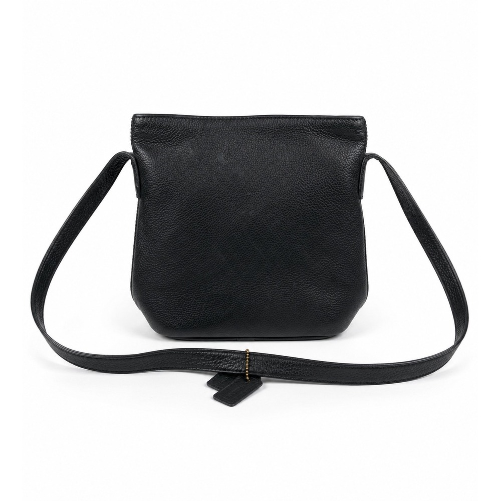 Coach Sonoma Vintage Y2K Black Pebbled Leather Bucket Boho Crossbody Bag